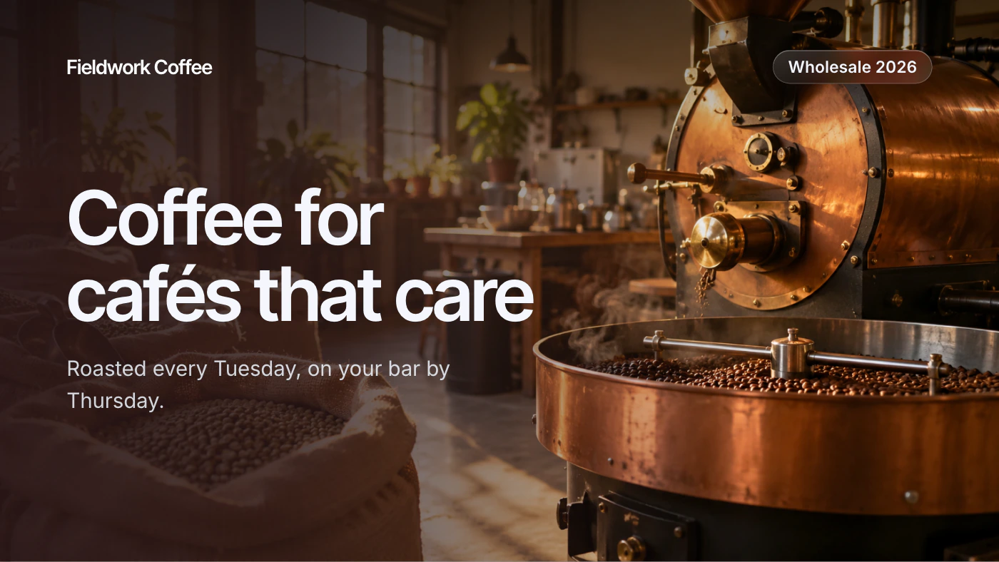 Presentation cover: a coffee roastery
